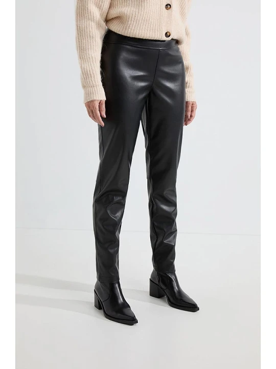 Zdjęcie produktu Josephine & Co Spodnie "Amy" w kolorze czarnym rozmiar: 40