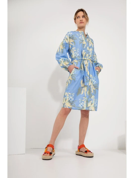 Zdjęcie produktu Josephine & Co Sukienka "Geike" w kolorze niebieskim rozmiar: 38
