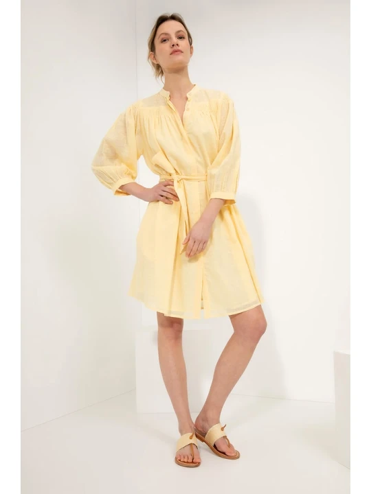 Zdjęcie produktu Josephine & Co Sukienka "Gracy" w kolorze żółtym rozmiar: 40