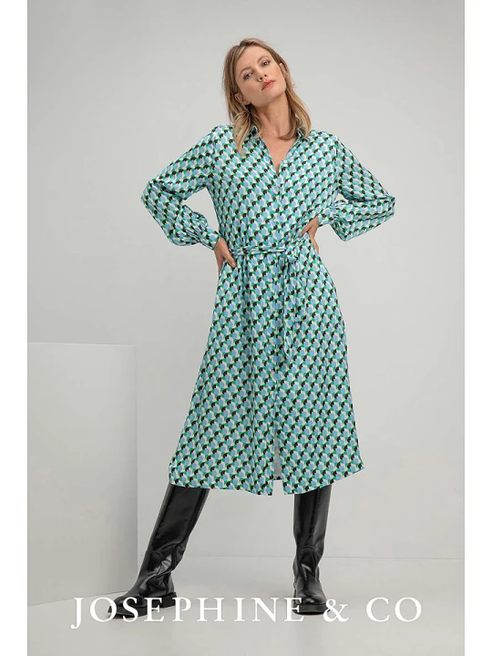 Zdjęcie produktu Josephine & Co Sukienka "Suzette" w kolorze zielonym rozmiar: 42