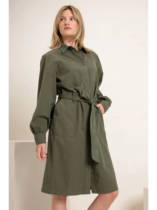 Zdjęcie produktu Josephine & Co Sukienka w kolorze khaki rozmiar: 44
