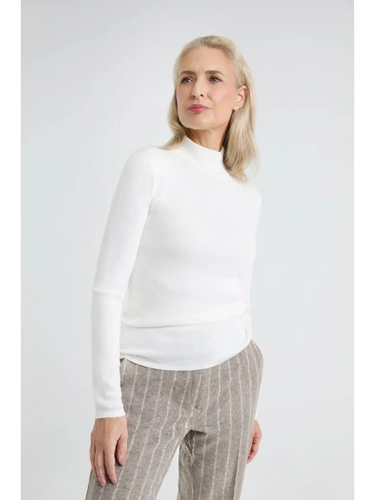Zdjęcie produktu Josephine & Co Sweter "Angie" w kolorze białym rozmiar: L