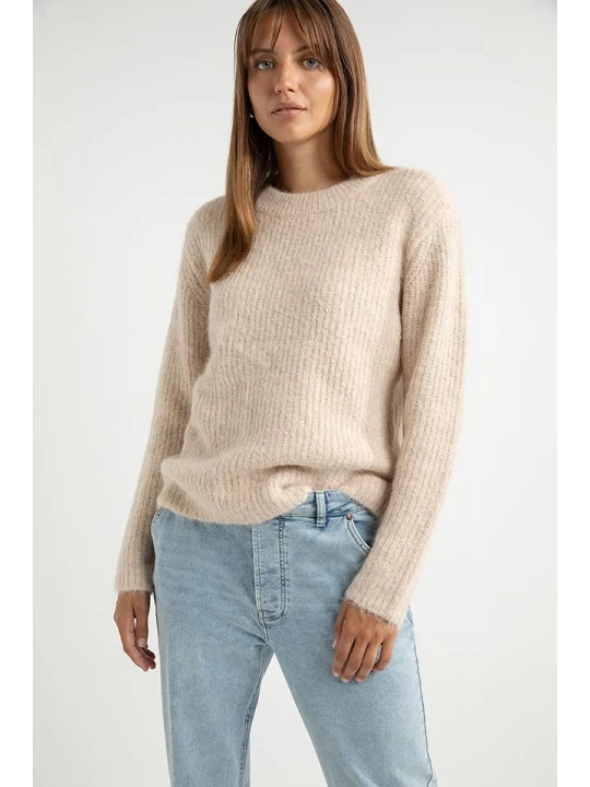 Zdjęcie produktu Josephine & Co Sweter "Ariana" w kolorze kremowym rozmiar: M