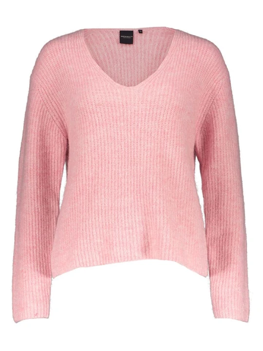 Zdjęcie produktu Josephine & Co Sweter "Avalon" w kolorze jasnoróżowym rozmiar: M