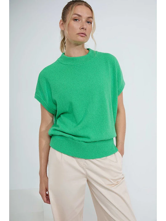 Zdjęcie produktu Josephine & Co Sweter "Dian" w kolorze zielonym rozmiar: S