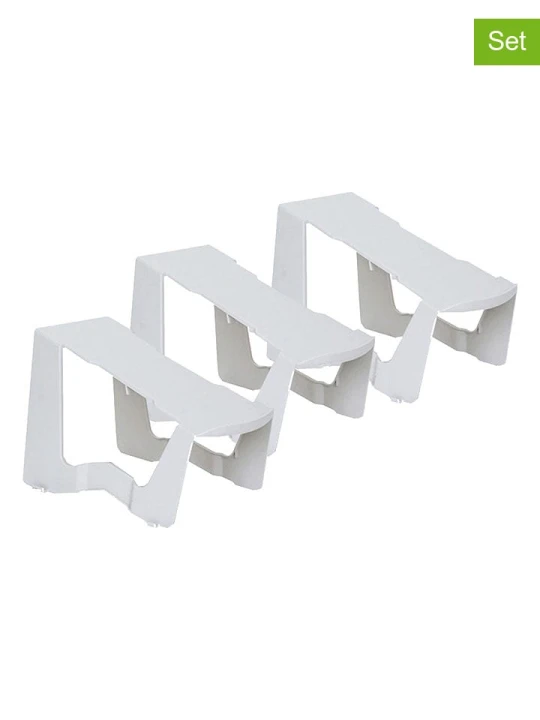Zdjęcie produktu Joybos Stojaki (3 szt.) "Flip Flap" w kolorze białym na buty - 14 x 14, 7 x 21 cm rozmiar: onesize