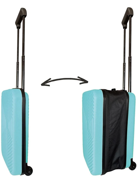 Zdjęcie produktu Joybos Walizka w kolorze błękitnym - 34 x 47, 5 x 28 cm rozmiar: onesize