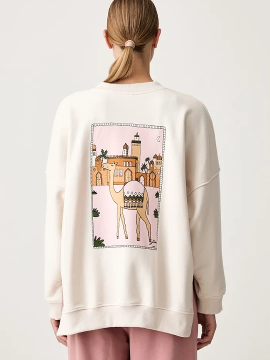 Zdjęcie produktu JOYINME bluza treningowa damska z bawełną Kind beżowy