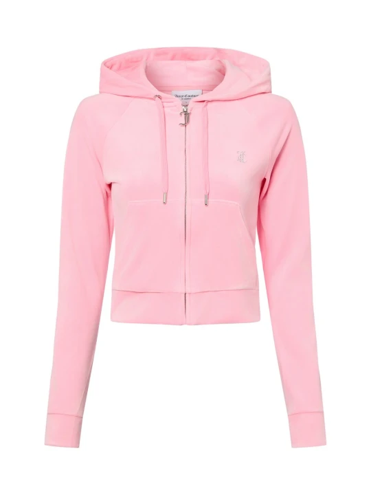 Zdjęcie produktu Juicy by Juicy Couture kurtka z kapturem - Madison Kobiety Sztuczne włókno różowy