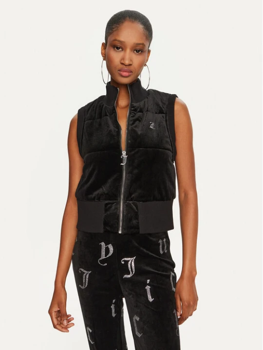 Zdjęcie produktu Juicy Couture Bezrękawnik Thunder JCOGL224555 Czarny Slim Fit