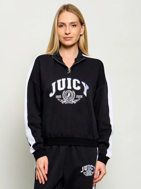 Zdjęcie produktu Juicy Couture Bluza COLLEGE CREST | Relaxed fit czarny