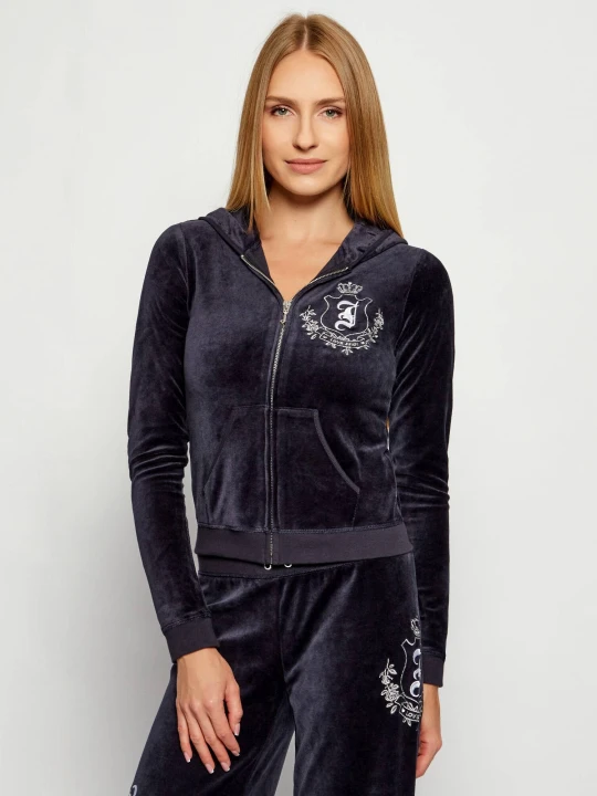 Zdjęcie produktu Juicy Couture Bluza HOUSE OF JUICY ROBYN | Slim Fit granatowy