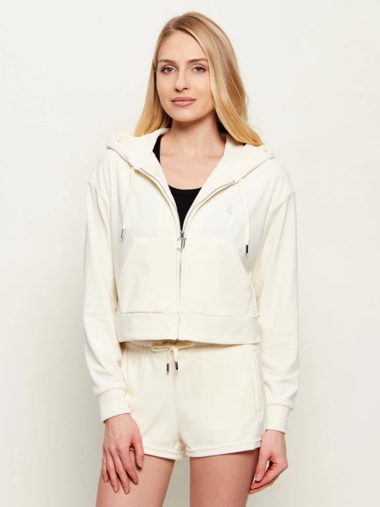 Zdjęcie produktu Juicy Couture Bluza ICCLE | Cropped Fit kremowy