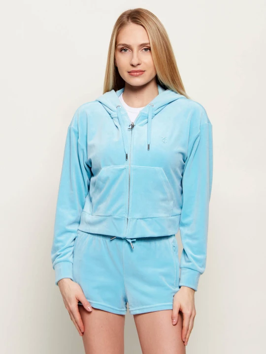 Zdjęcie produktu Juicy Couture Bluza ICCLE | Cropped Fit błękitny