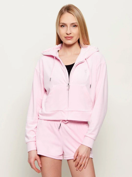Zdjęcie produktu Juicy Couture Bluza ICCLE | Cropped Fit różowy
