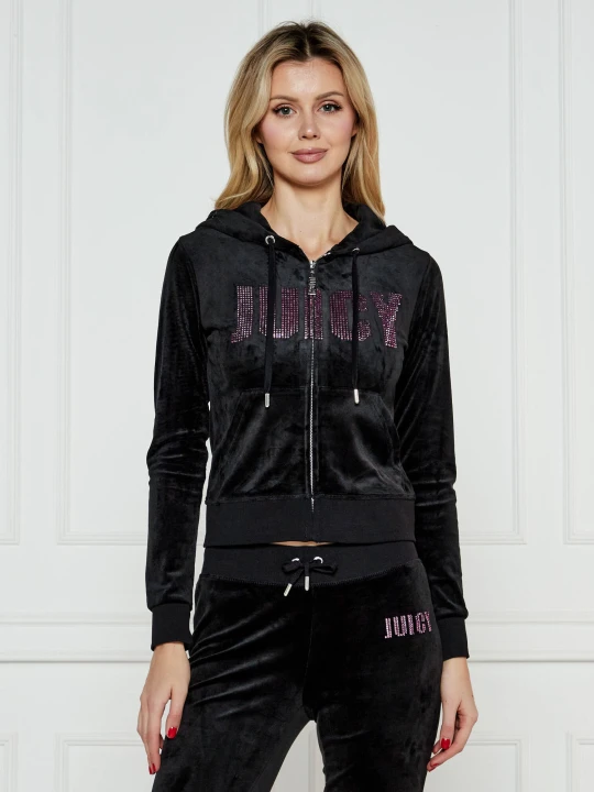 Zdjęcie produktu Juicy Couture Bluza IMPACT EVY | Slim Fit czarny