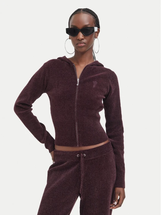 Zdjęcie produktu Juicy Couture Bluza JCWEB005 Brązowy ciemny Regular Fit