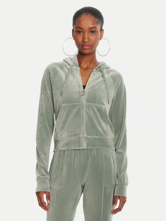 Zdjęcie produktu Juicy Couture Bluza Madison JCWA122001 Zielony Slim Fit