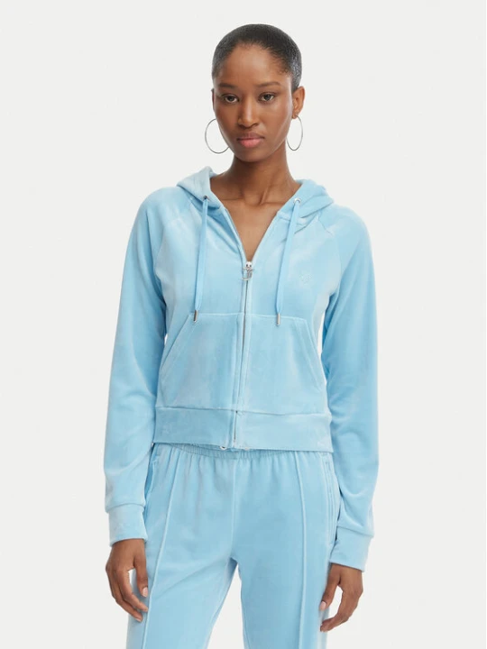 Zdjęcie produktu Juicy Couture Bluza Madison JCWAS126326 Błękitny Slim Fit Niebieski jasny