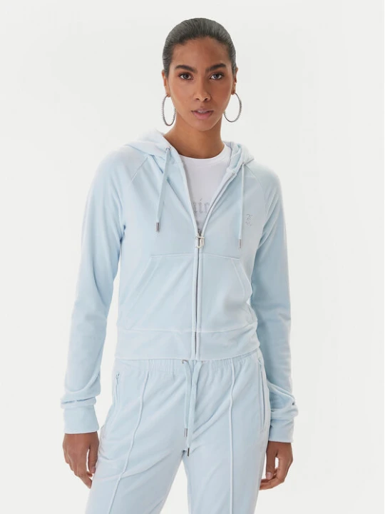 Zdjęcie produktu Juicy Couture Bluza Madison JCWAS225306 Błękitny Slim Fit Niebieski jasny