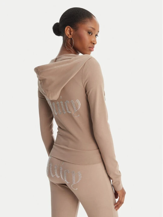 Zdjęcie produktu Juicy Couture Bluza Oola JCWAS126306 Beżowy Slim Fit