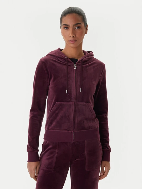 Zdjęcie produktu Juicy Couture Bluza Robertson JCAP176 Bordowy Slim Fit