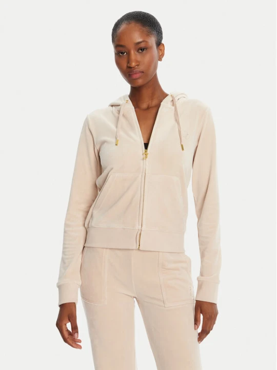 Zdjęcie produktu Juicy Couture Bluza Robertson JCAP176G Beżowy Slim Fit