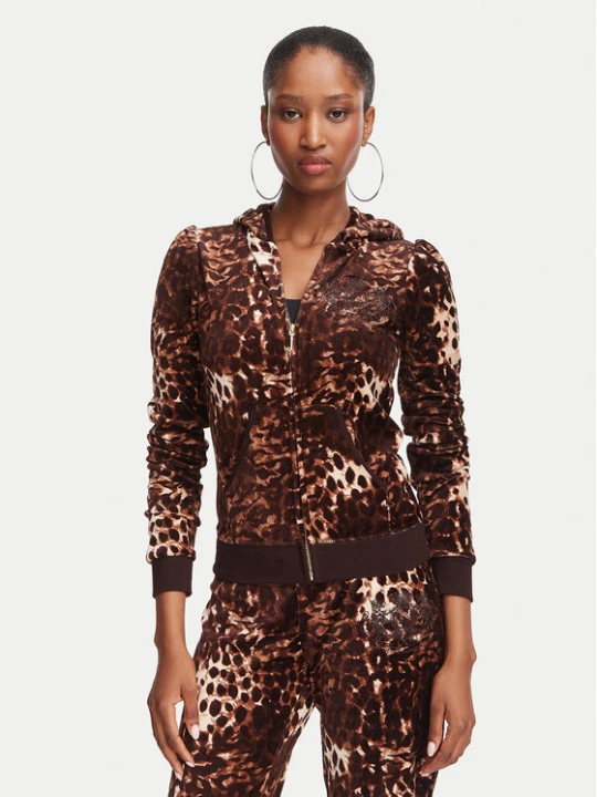 Zdjęcie produktu Juicy Couture Bluza Robyn JCWAS226338 Brązowy Slim Fit
