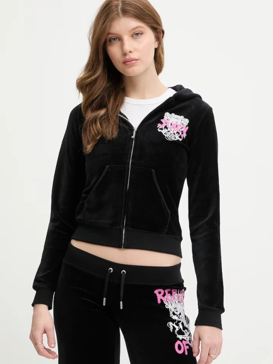 Zdjęcie produktu Juicy Couture bluza rozpinana damska REPUBLIC ROBYN czarny