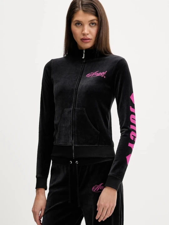 Zdjęcie produktu Juicy Couture bluza welurowa Angel czarny