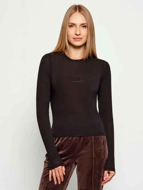Zdjęcie produktu Juicy Couture Bluzka Sheer | Slim Fit czarny