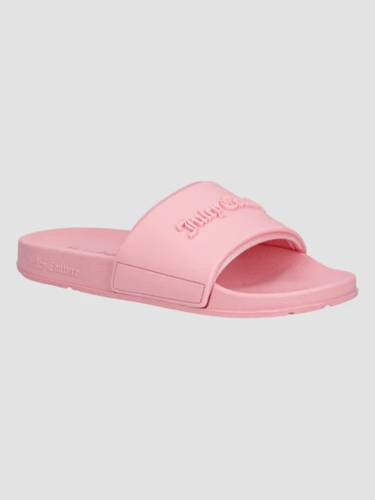 Zdjęcie produktu JUICY COUTURE Jasno-różowe klapki damskie Embossed Slider, Rozmiar 40