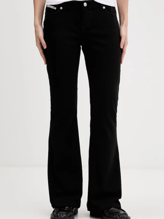 Zdjęcie produktu Juicy Couture jeansy flare damskie LOW RISE BOOTCU czarny