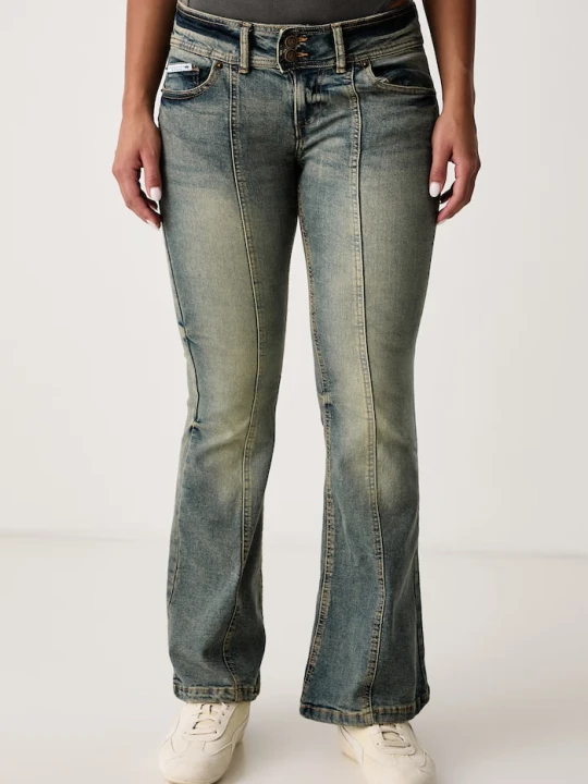 Zdjęcie produktu Juicy Couture jeansy flare damskie niebieski