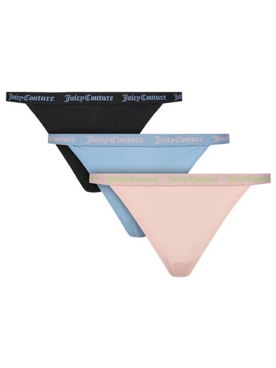 Zdjęcie produktu Juicy Couture Komplet stringów JCTTH125982 Kolorowy