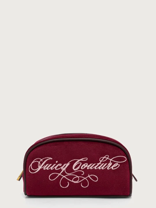 Zdjęcie produktu Juicy Couture kosmetyczka damska welurowa TAYLOR bordowy