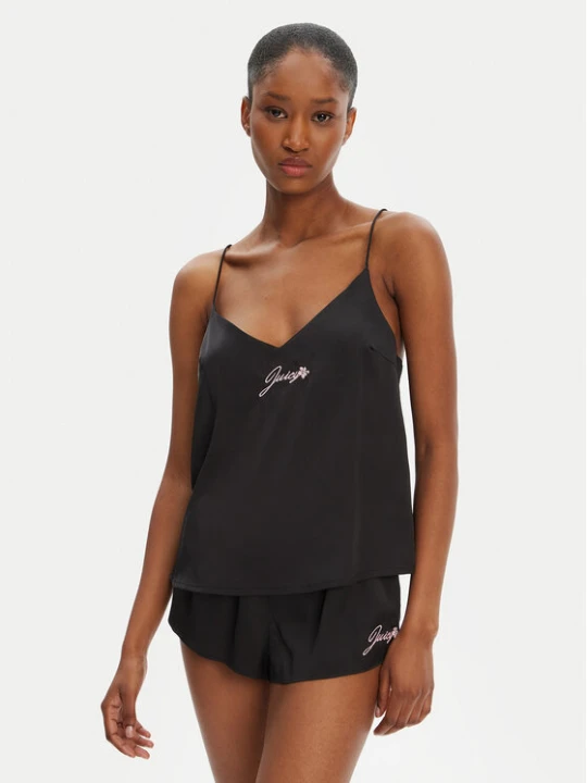 Zdjęcie produktu Juicy Couture Koszulka piżamowa JCLCT125511 Czarny Regular Fit