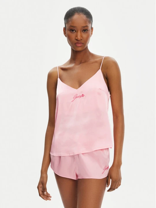 Zdjęcie produktu Juicy Couture Koszulka piżamowa JCLCT125511 Różowy Regular Fit