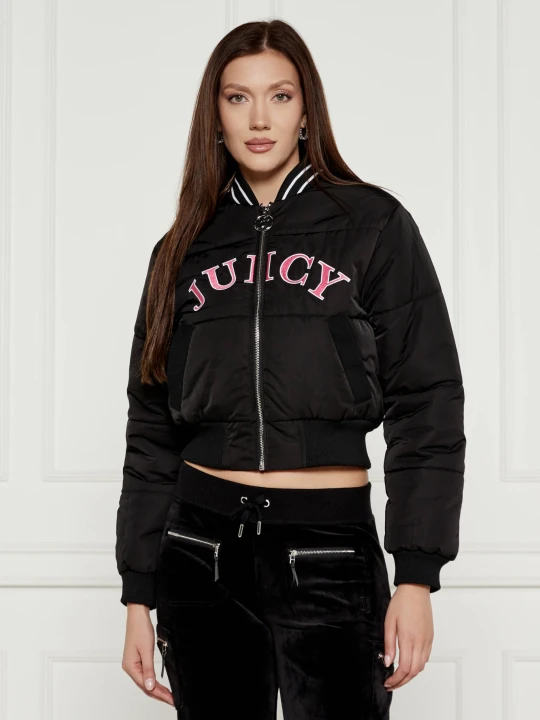 Zdjęcie produktu Juicy Couture Kurtka bomber Kelsey | Cropped Fit czarny
