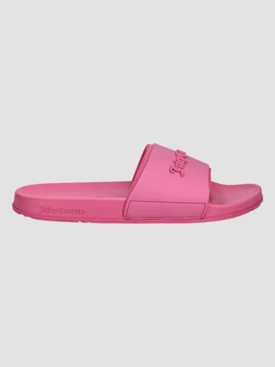 Zdjęcie produktu JUICY COUTURE Różowe klapki damskie Embossed Slider, Rozmiar 37
