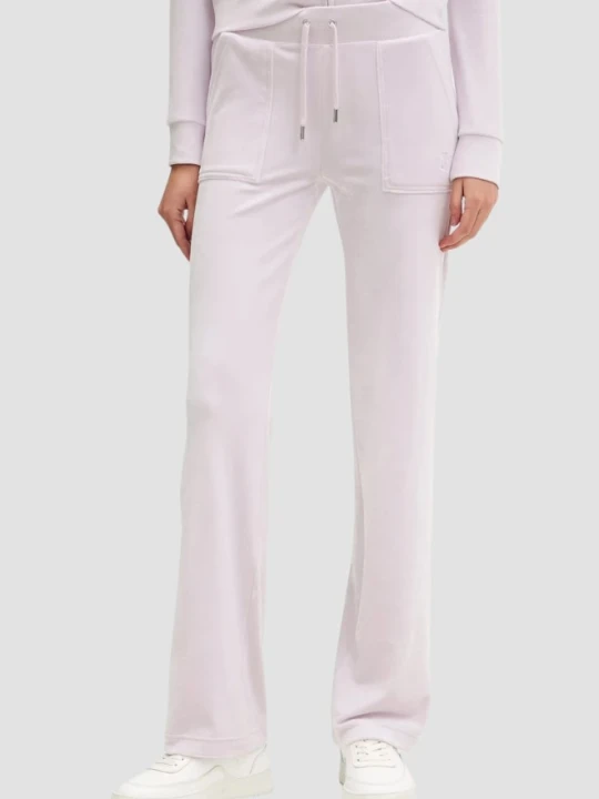 Zdjęcie produktu JUICY COUTURE Różowe spodnie dresowe damskie Layla Low Rise, Rozmiar XS