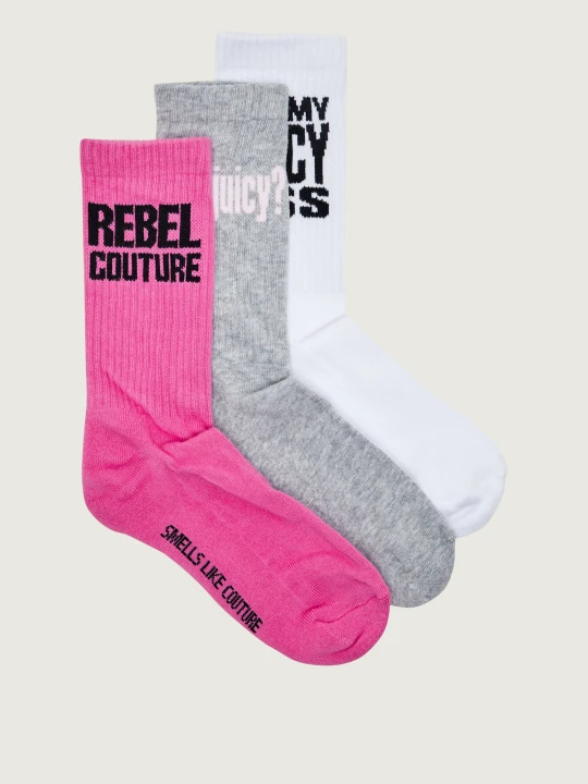 Zdjęcie produktu Juicy Couture Skarpety 3-pack Louie Slogan