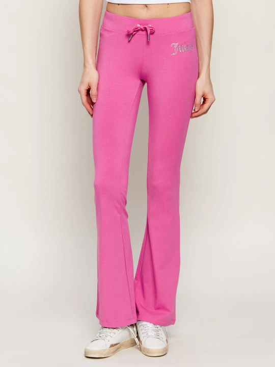 Zdjęcie produktu Juicy Couture Spodnie dresowe APOLLO | flare fit różowy