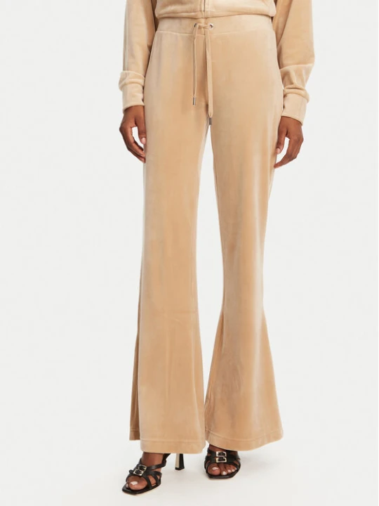 Zdjęcie produktu Juicy Couture Spodnie dresowe Christine JCWBJ125304 Beżowy Flared Leg
