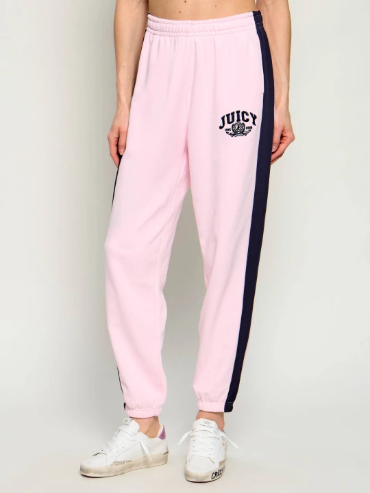 Zdjęcie produktu Juicy Couture Spodnie dresowe COLLEGE CREST | Regular Fit różowy
