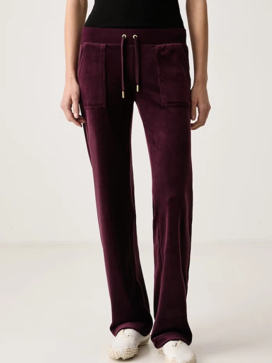 Zdjęcie produktu Juicy Couture spodnie dresowe damskie DEL RAY POCKETED PANT bordowy