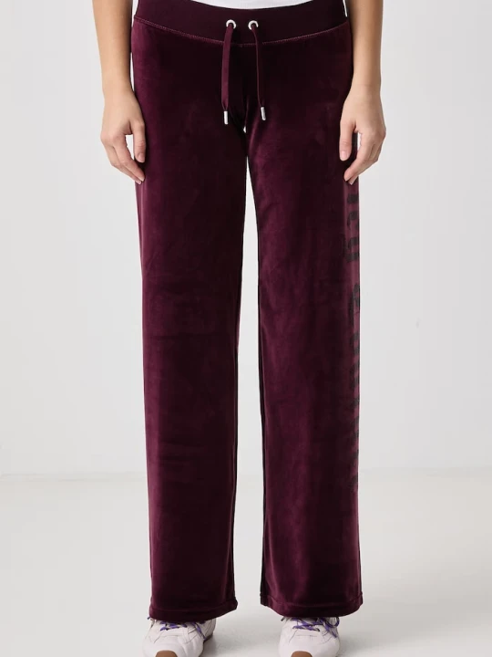 Zdjęcie produktu Juicy Couture spodnie dresowe damskie OLD GOTHIC OG STRAIGHT bordowy