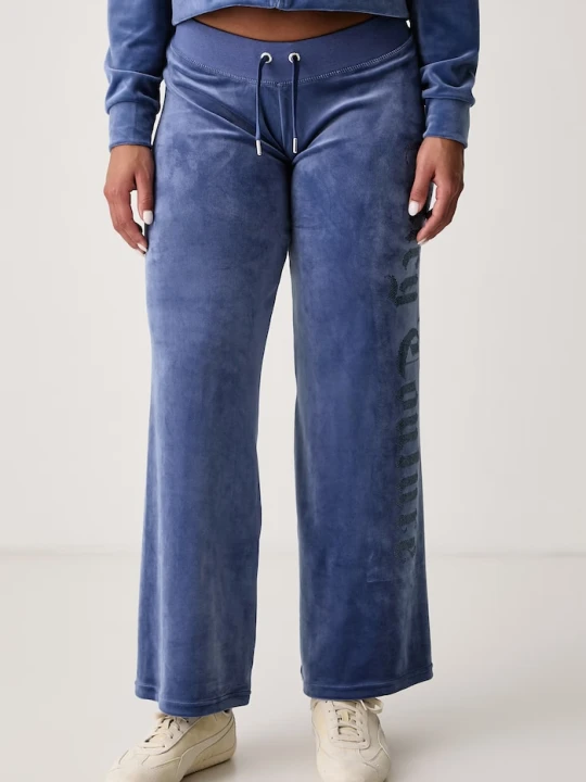 Zdjęcie produktu Juicy Couture spodnie dresowe damskie OLD GOTHIC OG STRAIGHT niebieski