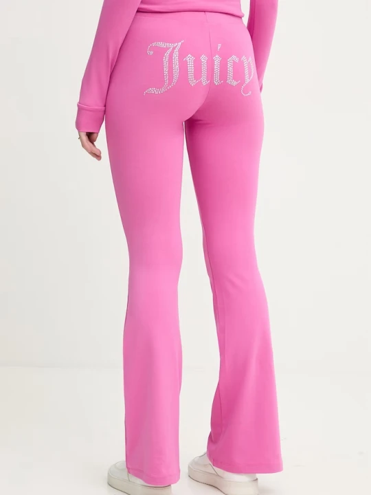 Zdjęcie produktu Juicy Couture spodnie dresowe damskie z bawełną APOLLO różowy