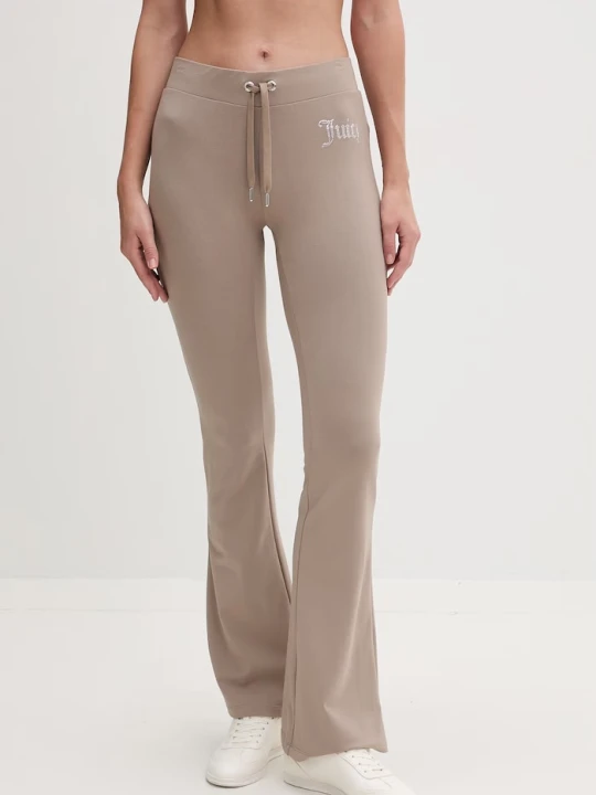 Zdjęcie produktu Juicy Couture spodnie dresowe damskie z bawełną APOLLO brązowy